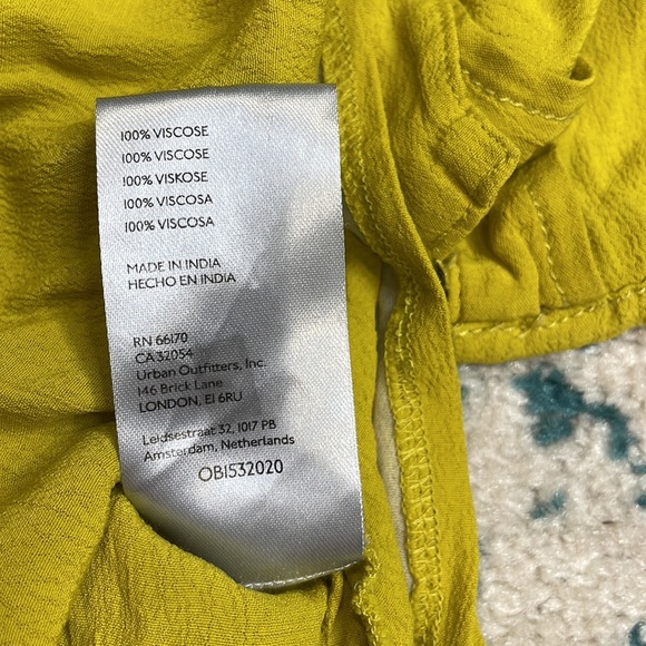 Urban outfitters Louise green adjustable spaghetti strap lace cami w/ tie back - Picture 9 of 10